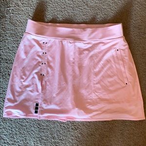 Silky tennis skirt